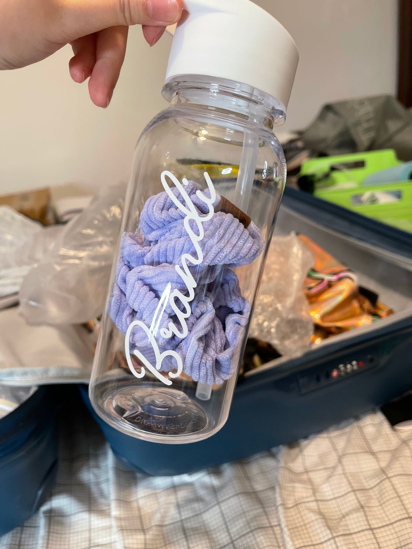 Custom 18oz Clear Sport Bottle